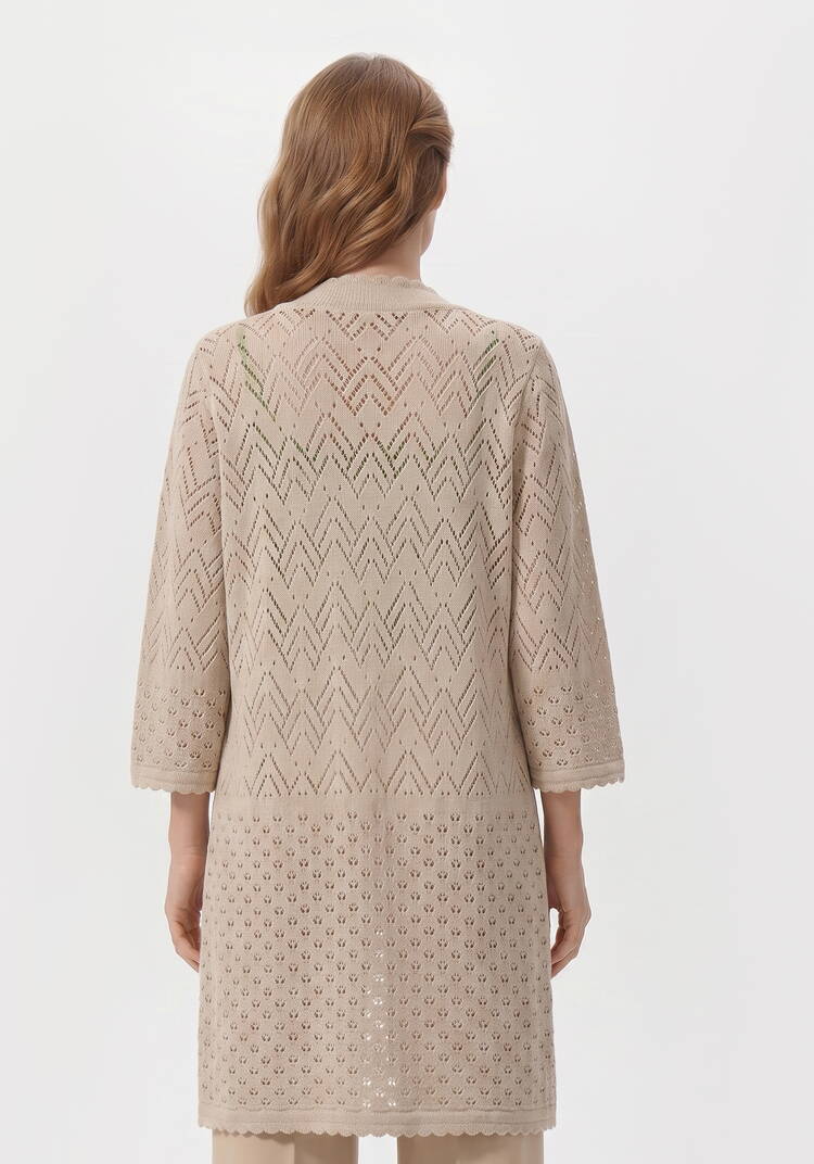 Кардиган Нежный ажур шир.  750, рис. 8