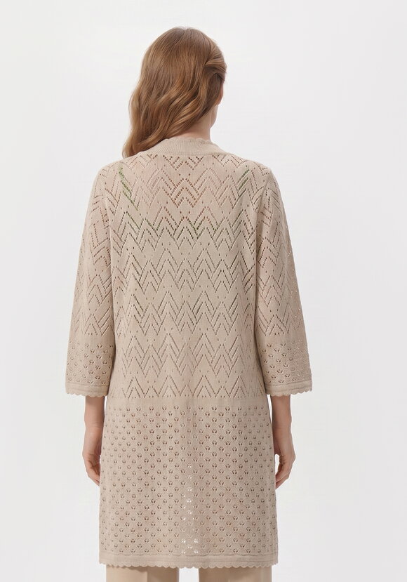 Кардиган Нежный ажур шир.  580, рис. 8