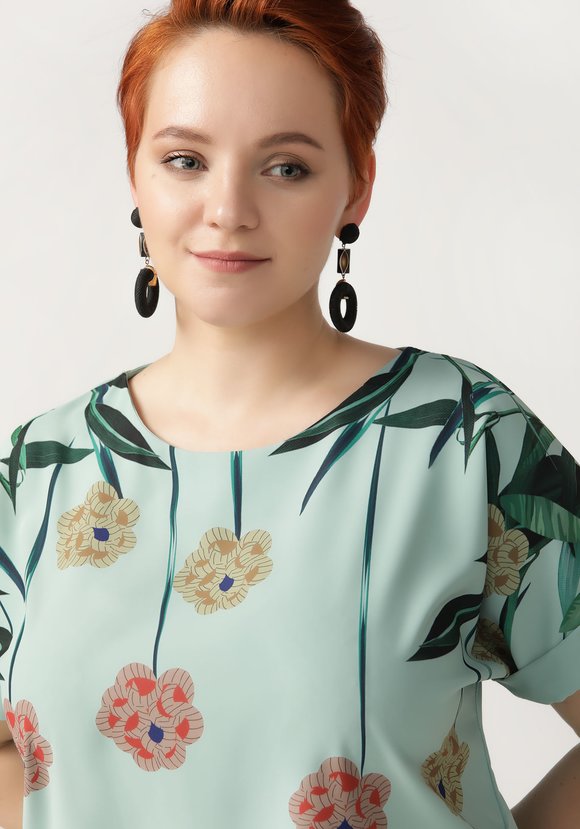 Блуза Небывалая красота шир.  580, рис. 13