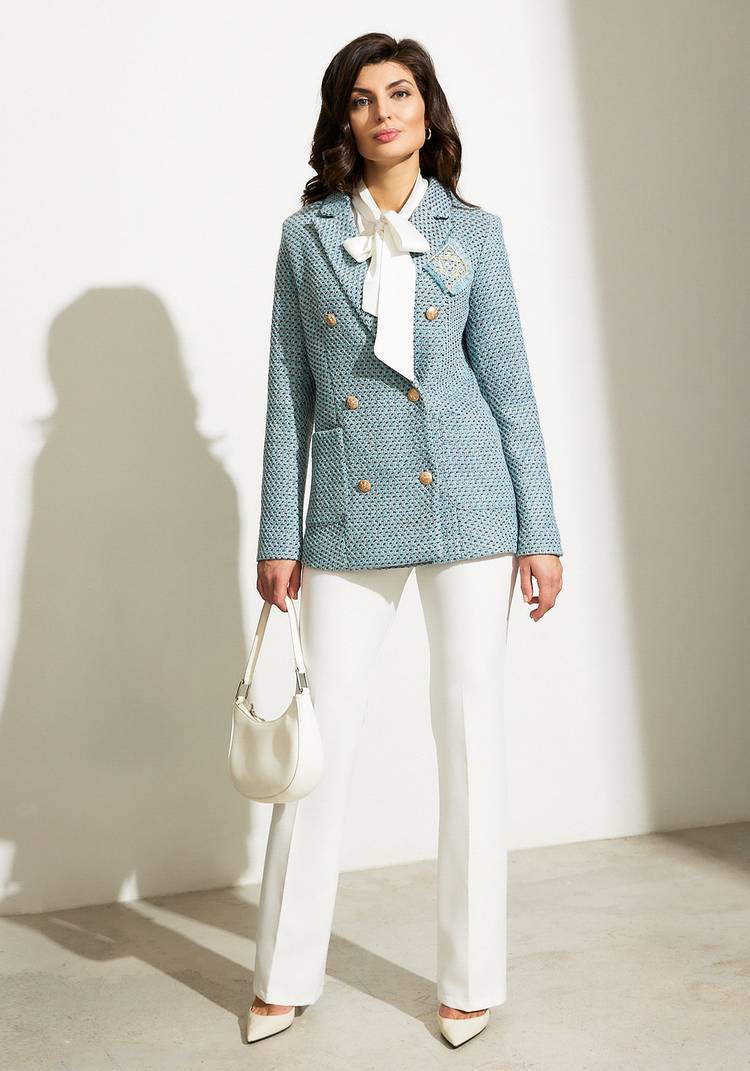 Жакет с клубной вышивкой шир.  750, рис. 11