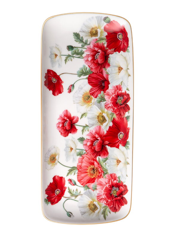 Блюдо пpямоугольное Маки шир.  580, рис. 1