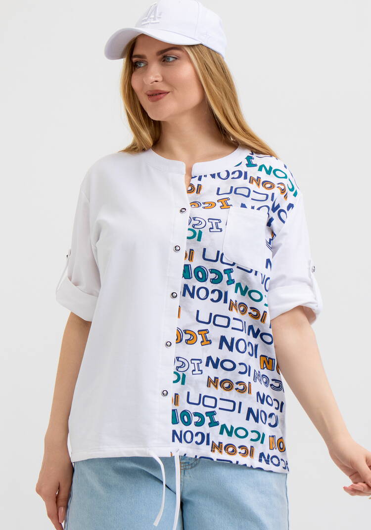 Блуза Настроение шир.  750, рис. 7