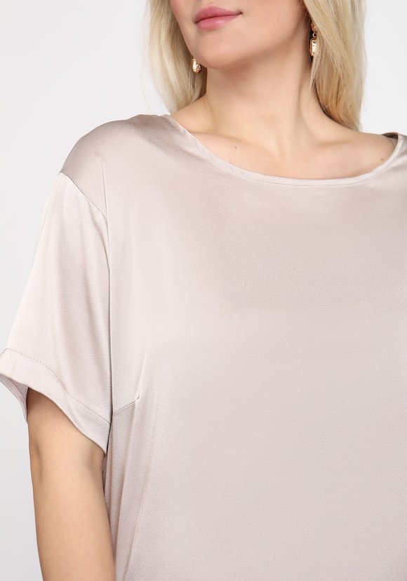 Блуза комфортного свободного кроя шир.  580, рис. 2