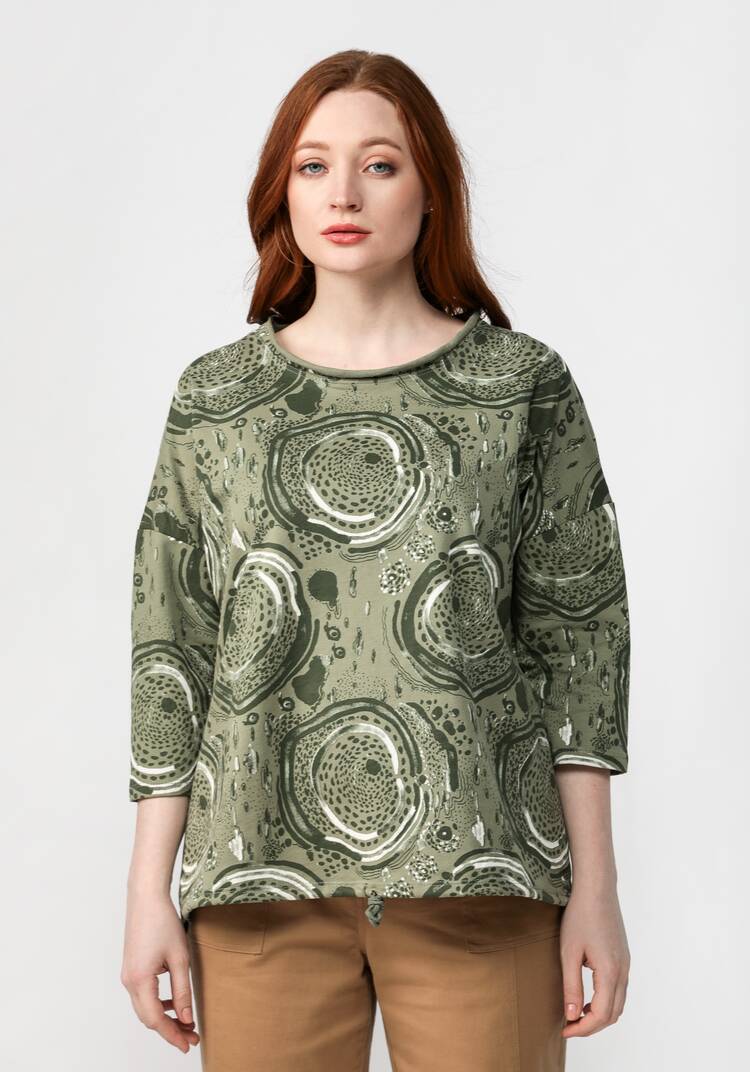 Джемпер с оригинальным орнаментом Моника шир.  750, рис. 4