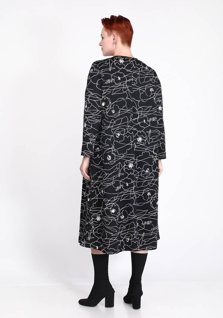 Платье с асимметричной сборкой на талии шир.  750, рис. 2