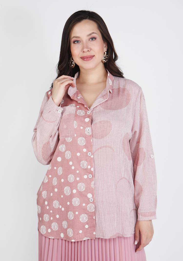 Блуза Таинственный образ шир.  750, рис. 9