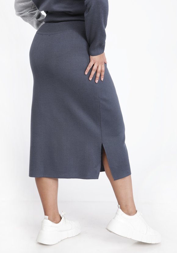 Юбка миди на широкой резинке шир.  580, рис. 2