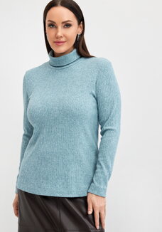 Джемпер с вывязанными косами Камалия