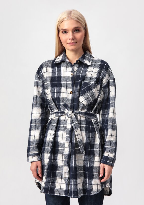 Рубашка удлиненная с поясом шир.  580, рис. 18