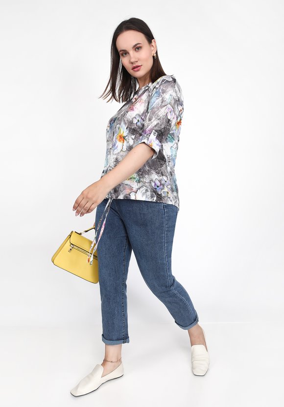 Туника Цветочный свет шир.  580, рис. 5