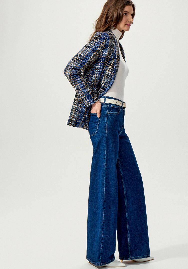 Джинсы широкие прямого кроя шир.  750, рис. 28