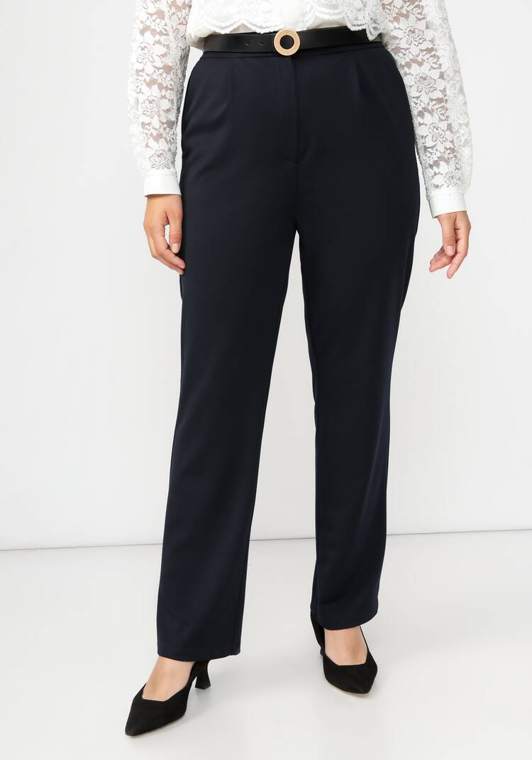 Брюки прямые классические Эмилия шир.  750, рис. 7