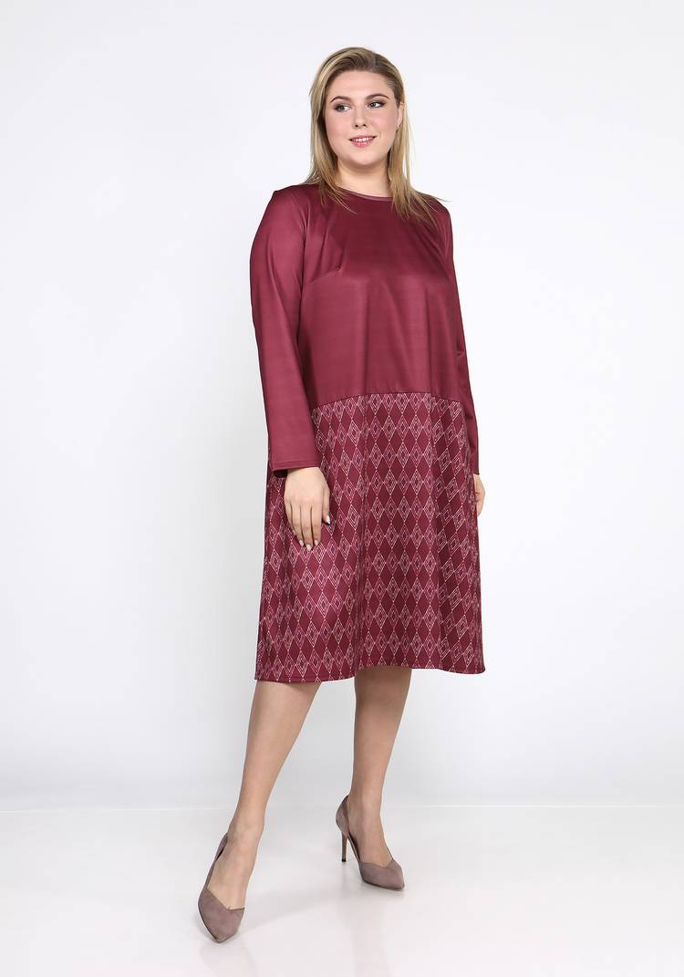 Платье А-силуэта с принтом шир.  750, рис. 5