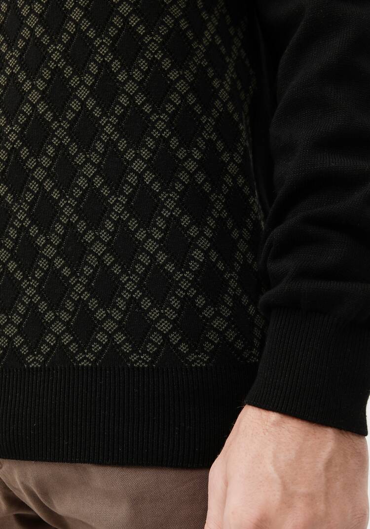 Джемпер в ромб с длинным рукавом шир.  750, рис. 14