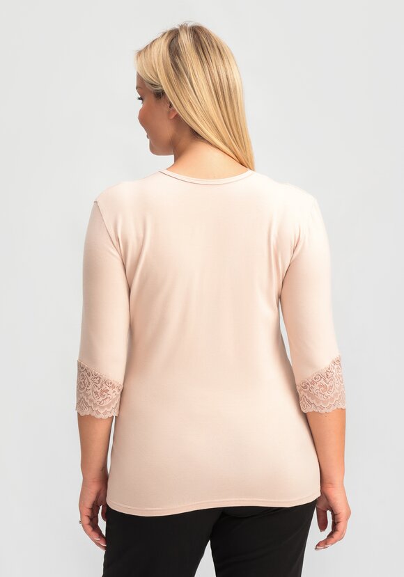 Майка с рукавом 3/4 Кармен шир.  580, рис. 24