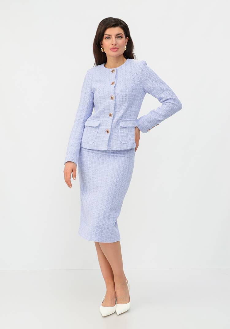 Жакет однобортный шир.  750, рис. 23