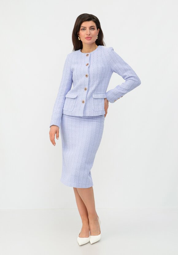 Жакет однобортный шир.  580, рис. 23