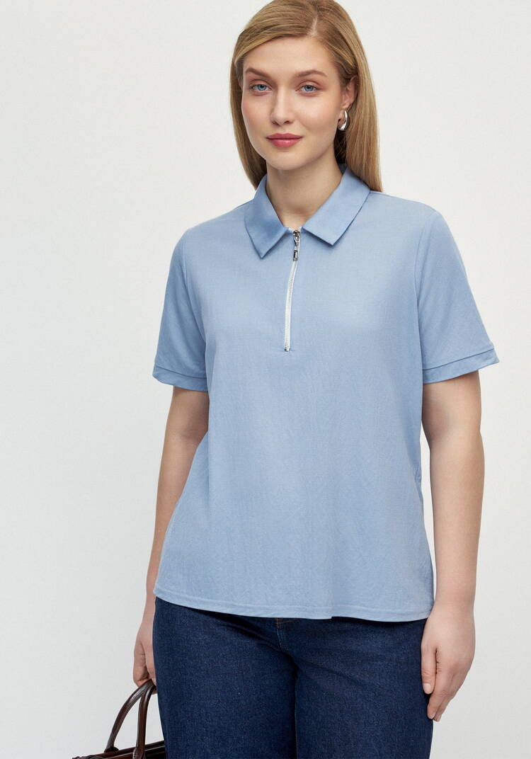 Поло на молнии Жанна шир.  750, рис. 7