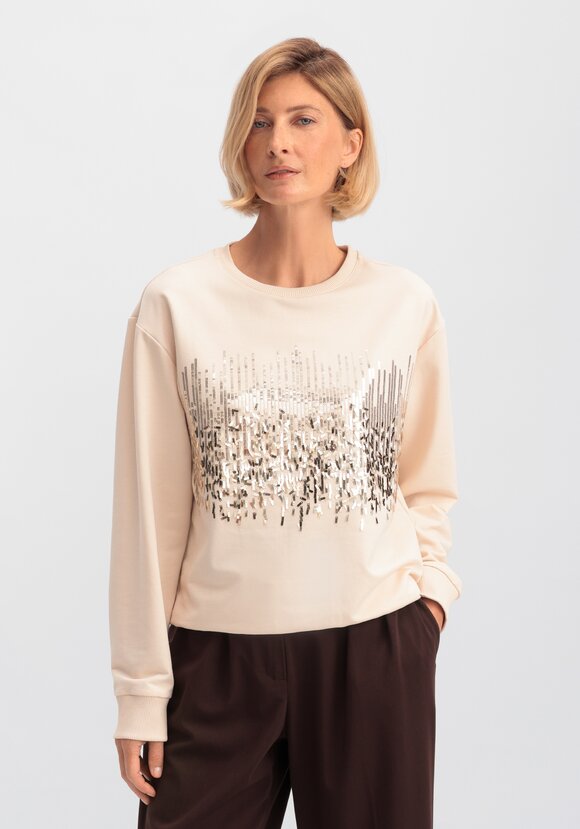 Свитшот с абстрактным рисунком из пайеток шир.  580, рис. 1