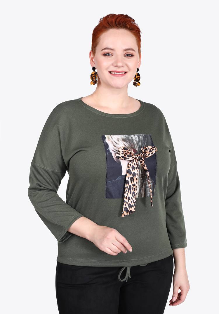 Блуза Интересный элемент шир.  750, рис. 5