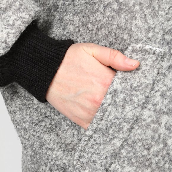 Пальто-пончо на пуговицах шир.  580, рис. 6