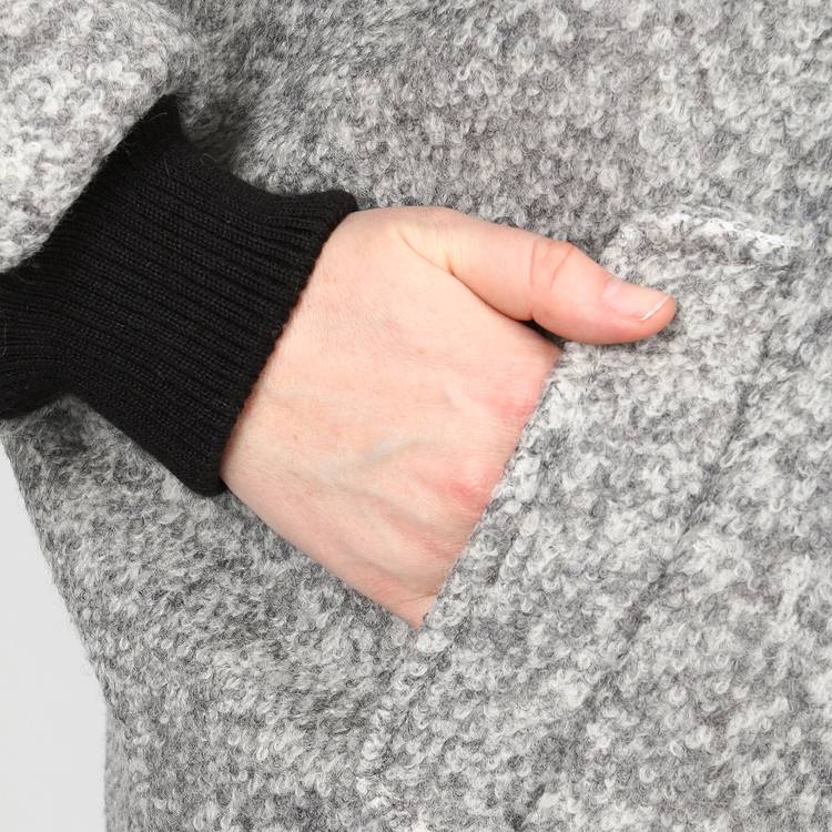 Пальто-пончо на пуговицах шир.  750, рис. 6