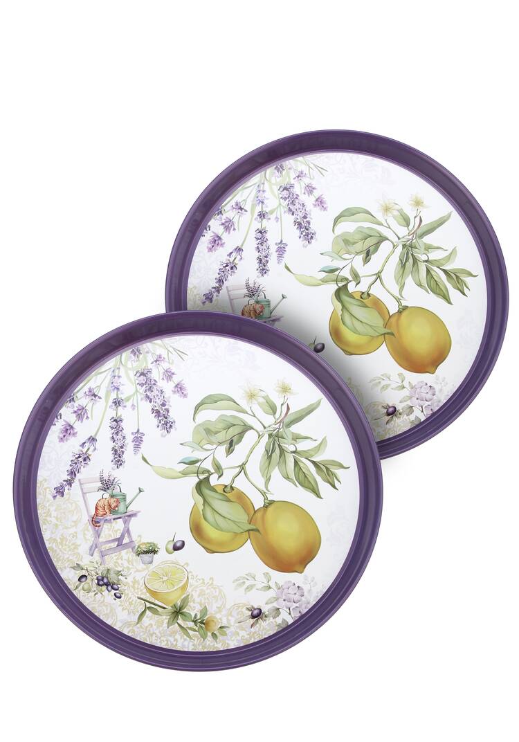 Подносы сервировочные круглые, 2 шт. шир.  750, рис. 1