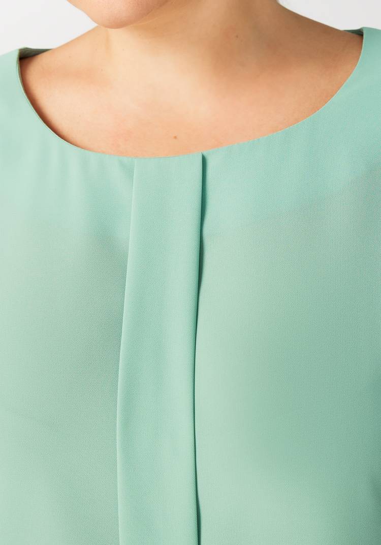 Блуза с вертикальной складкой шир.  750, рис. 4