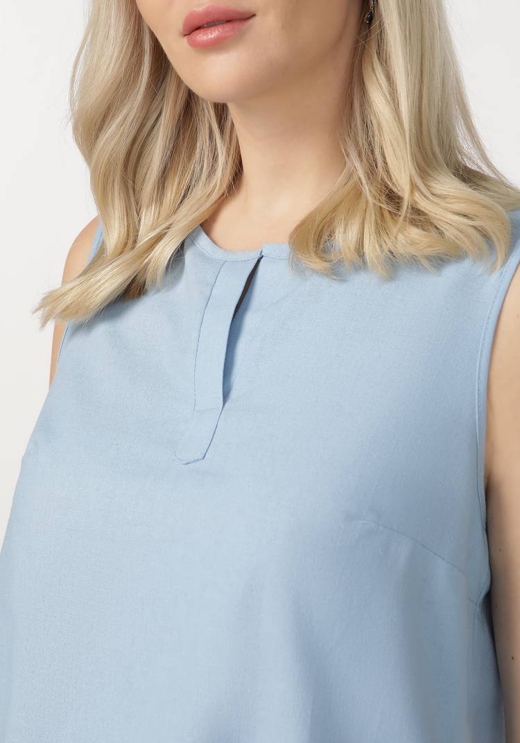 Блуза без рукавов с круглым вырезом шир.  750, рис. 7