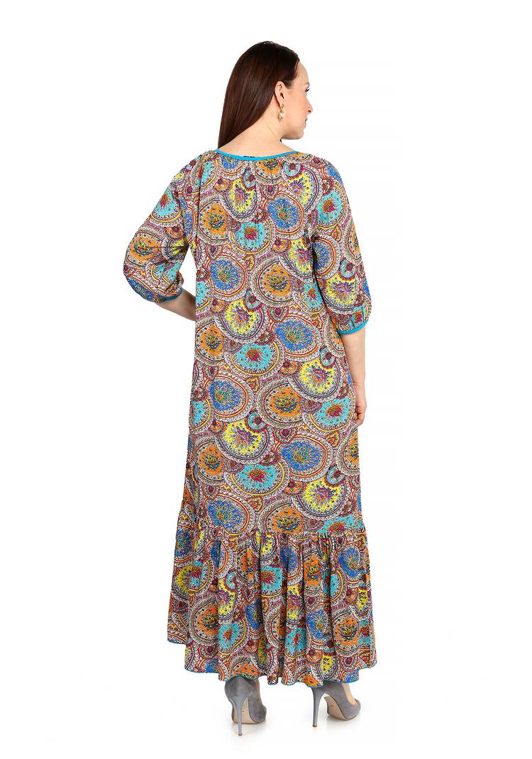 Платье Цветочный Вихрь шир.  750, рис. 11