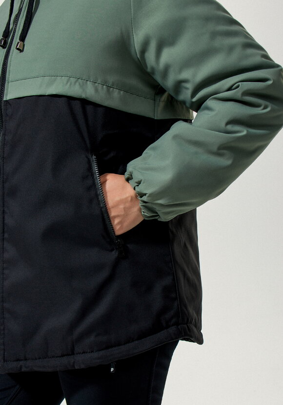 Куртка с капюшоном на молнии шир.  580, рис. 27