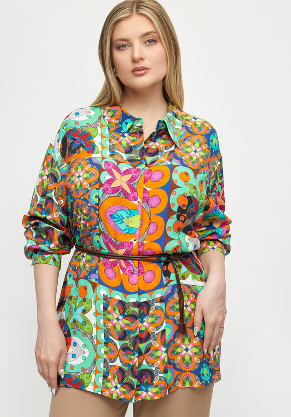 Блуза Магия красок шир.  580, рис. 1