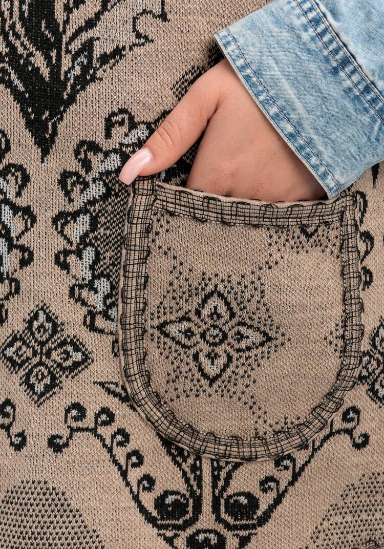 Жилет из шерсти Ласковое тепло шир.  750, рис. 42