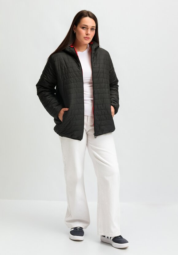 Куртка двухсторонняя с капюшоном на молнии шир.  580, рис. 9