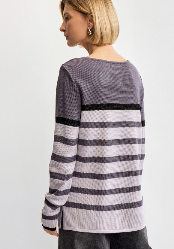 Джемпер в полоску с метанитью шир.  580, рис. 14