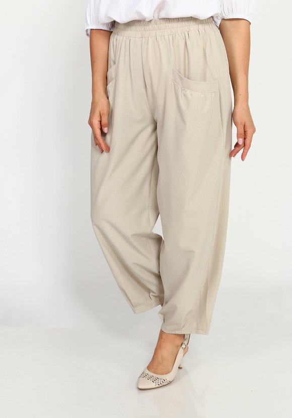 Брюки с защипами внизу шир.  580, рис. 5