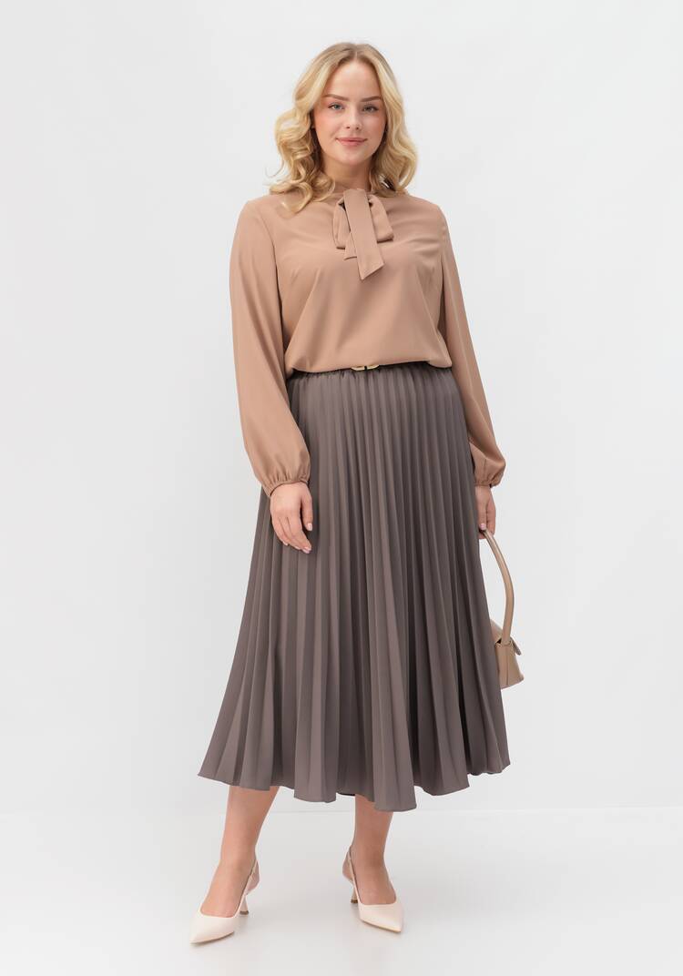 Юбка-миди гофре шир.  750, рис. 12