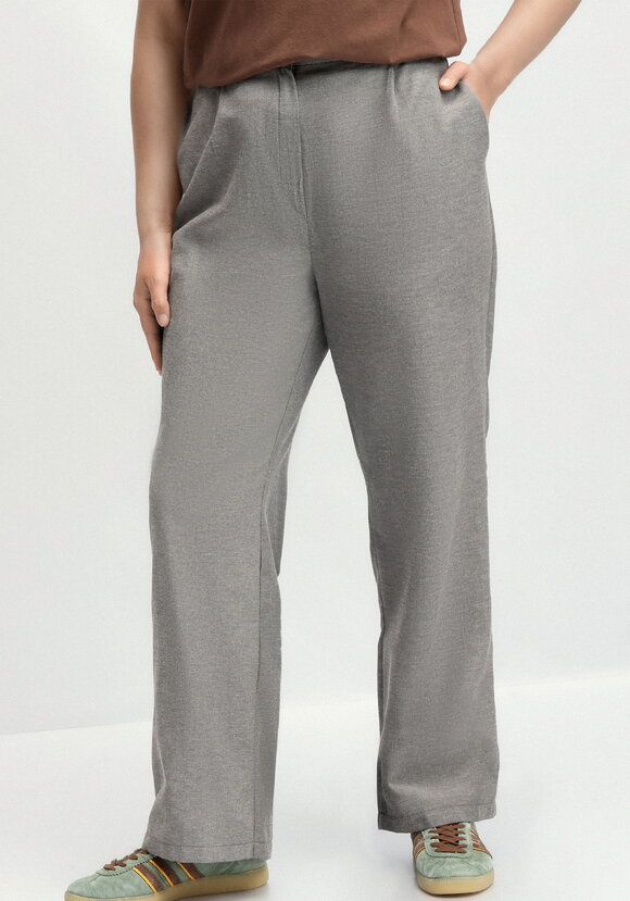 Брюки прямого силуэта с поясом на резинке шир.  580, рис. 14