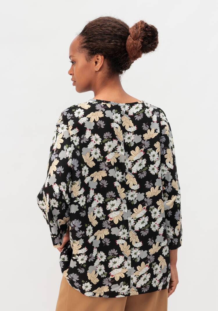 Блуза с принтом Валенсия шир.  750, рис. 18