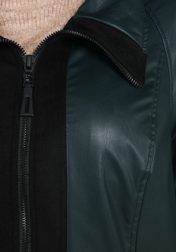 Куртка из экокожи на молнии шир.  580, рис. 20