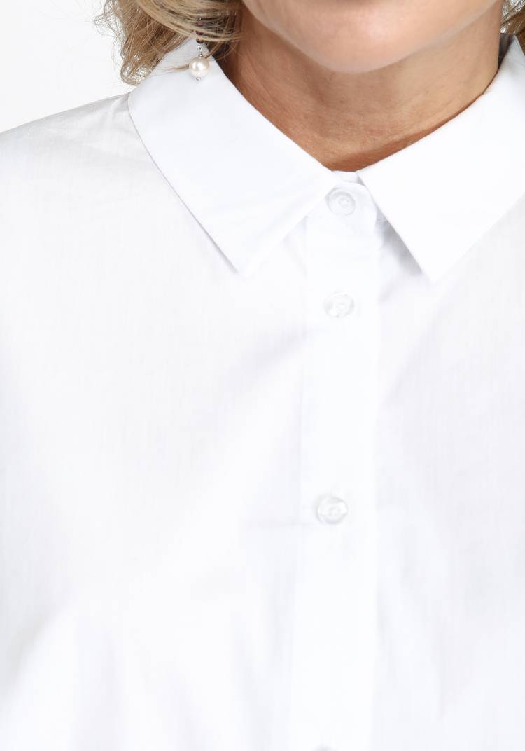 Блуза хлопковая с объемным рукавом на резинке шир.  750, рис. 2