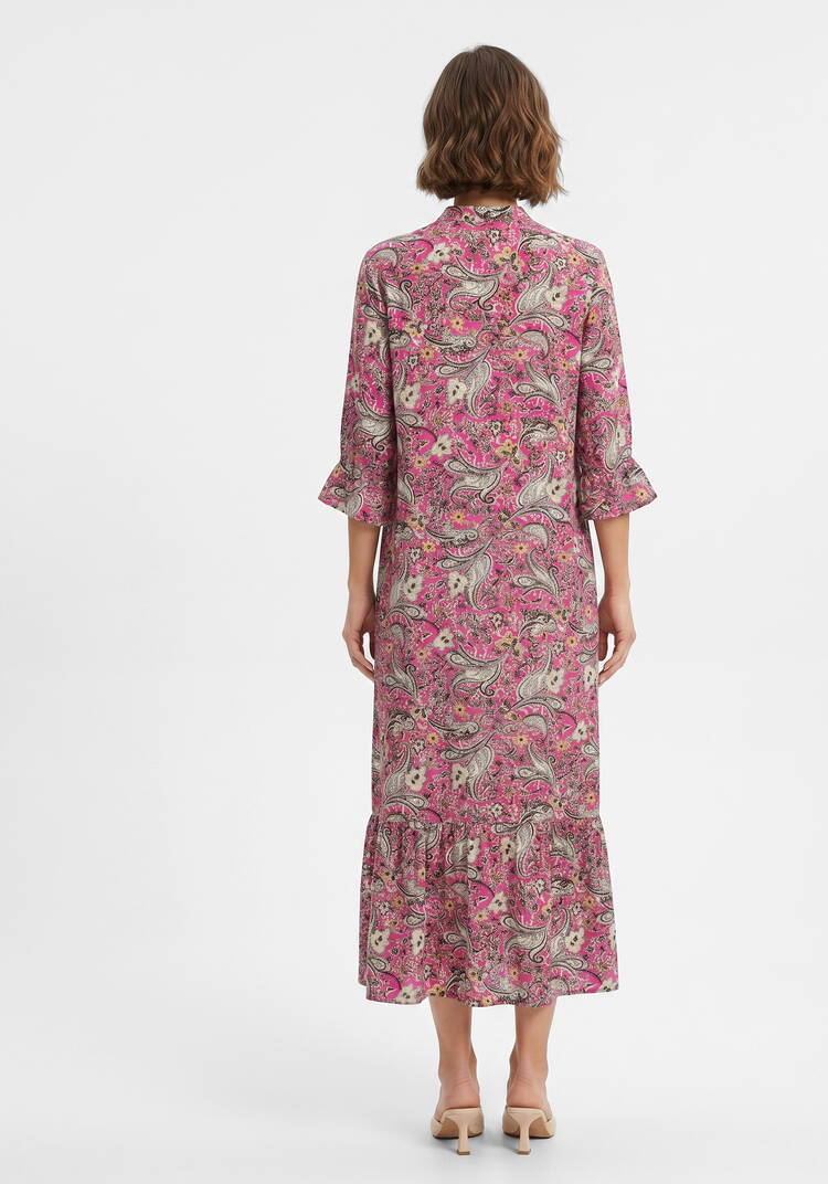 Платье с восточным орнаментом и кистями шир.  750, рис. 3