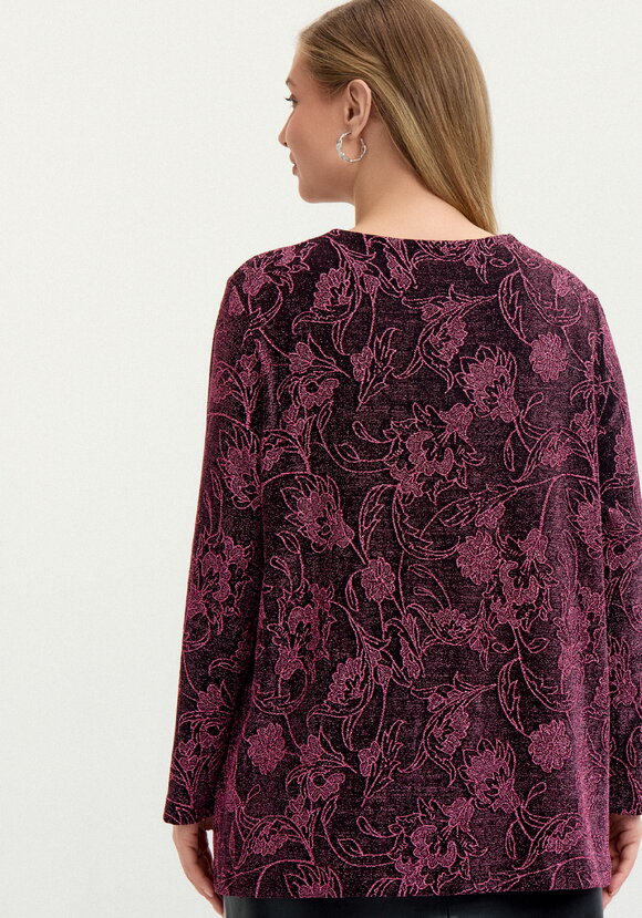 Кардиган с рисунком из люрекса шир.  580, рис. 3