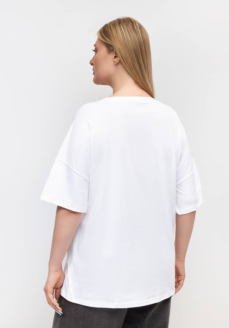 Футболка Нежный цветок шир.  750, рис. 3