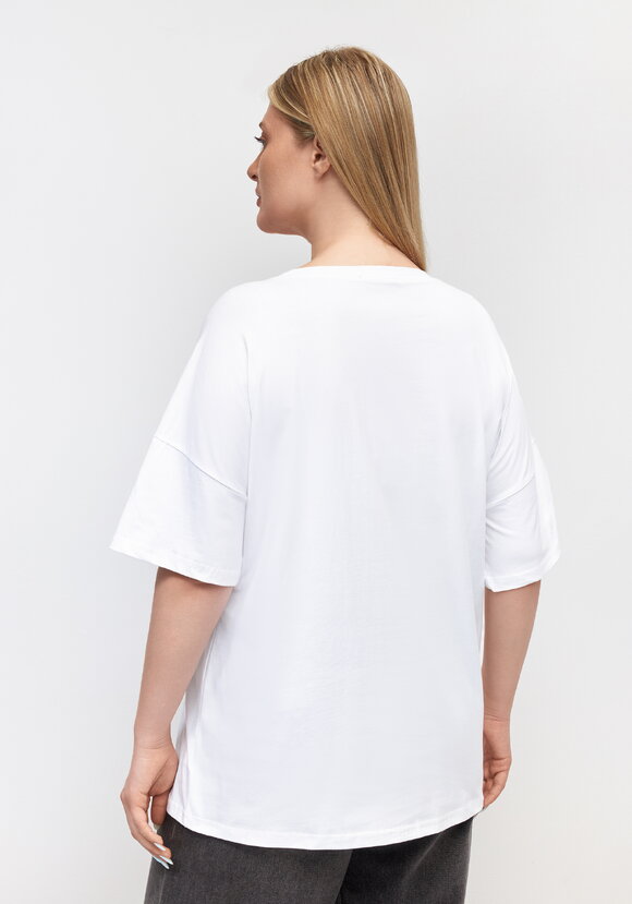 Футболка Нежный цветок шир.  580, рис. 3
