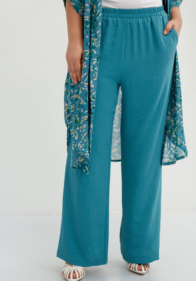 Брюки широкие с резинкой по поясу шир.  750, рис. 19