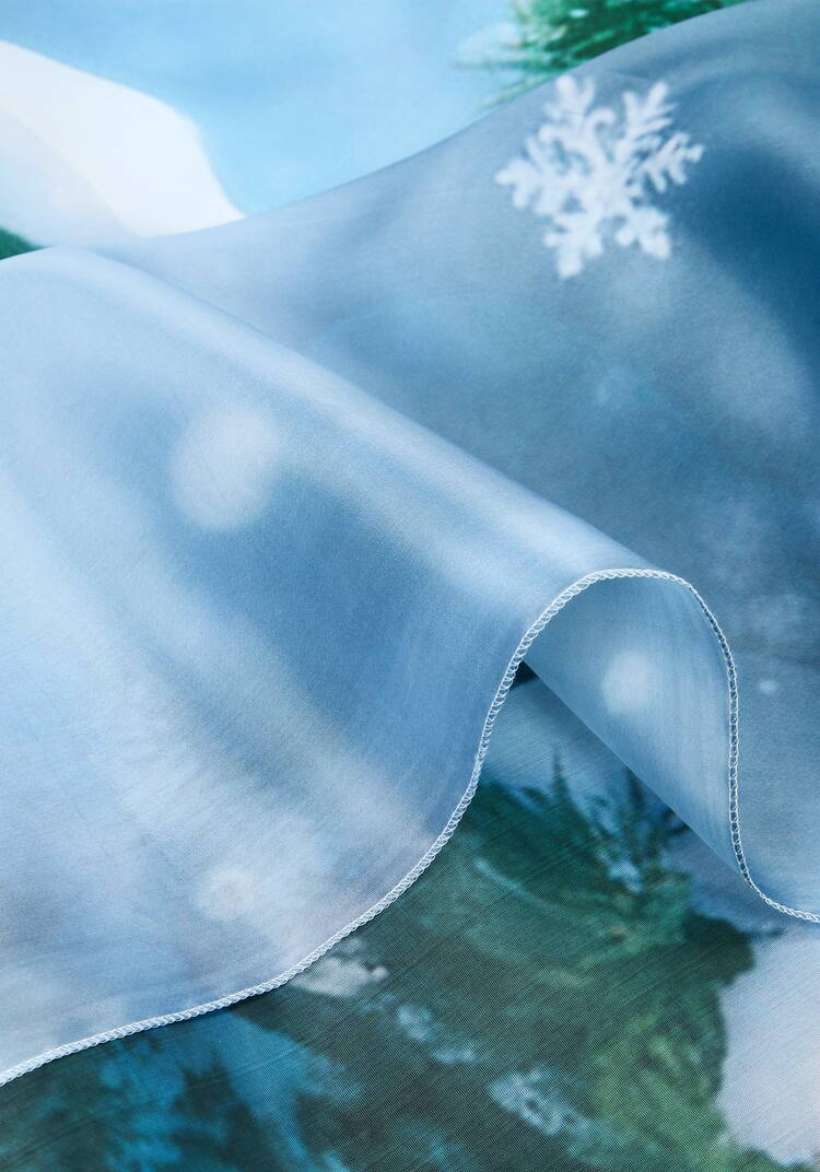 Штора Зимний сюжет шир.  750, рис. 4