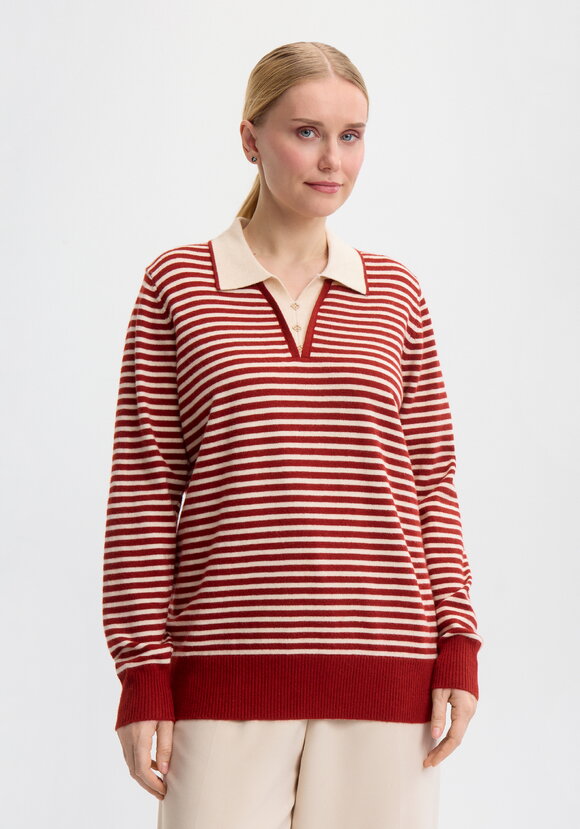 Трикотажный джемпер в полоску шир.  580, рис. 22