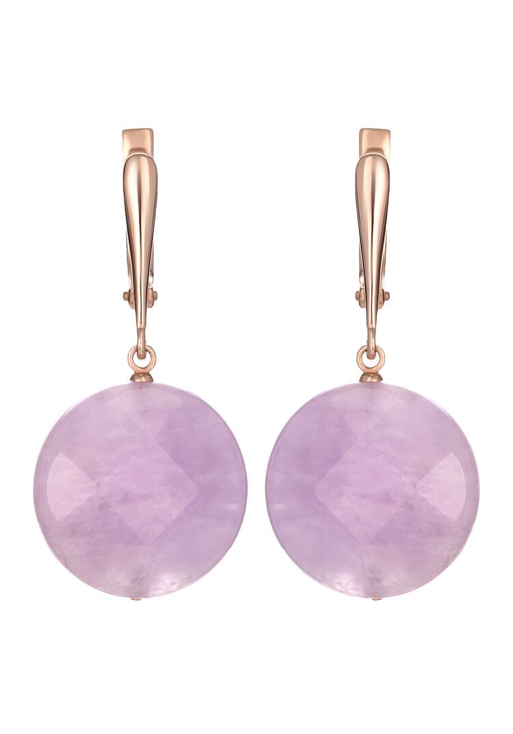 Серьги серебряные Аметистовое чудо шир.  750, рис. 2