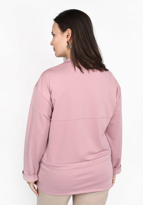 Жакет короткий из трикотажа шир.  580, рис. 6